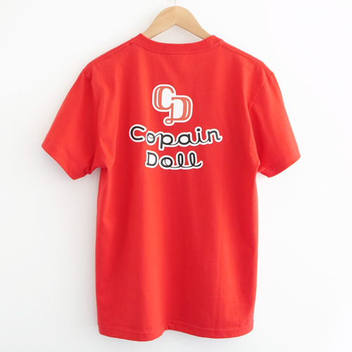 Copain Doll ロゴデザイン Tシャツ 背