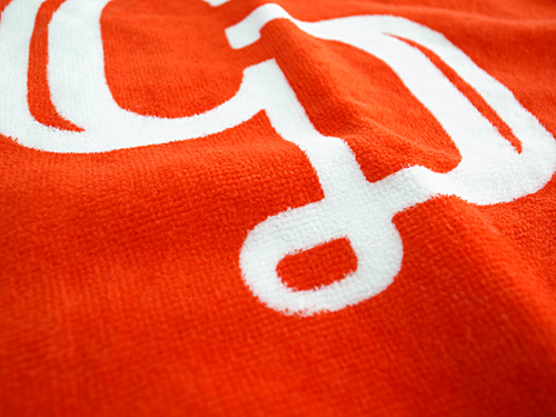 Copain Doll ロゴデザイン タオル ディテール